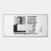 Theodore Roosevelt Décision Juste Mauvaise Chose (Clavier et souris)