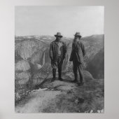 Theodore Roosevelt en John Muir over Glacier Point Poster (Voorkant)