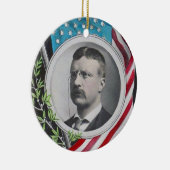 Theodore Roosevelt Keramisch Ornament (Rechts)