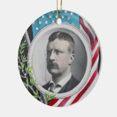 Theodore Roosevelt Keramisch Ornament (Links)