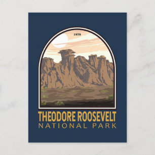Theodore Roosevelt National Park  Emblem Briefkaart