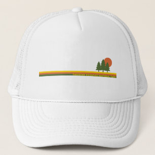 Theodore Roosevelt National Park Pine Trees Sun Trucker Pet