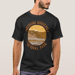 Theodore Roosevelt National Park Retro Distress T-shirt