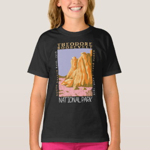 Theodore Roosevelt National Park Retro Distress T-shirt