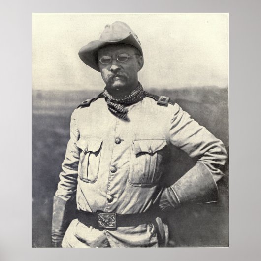 Theodore Roosevelt Poster (Voorkant)