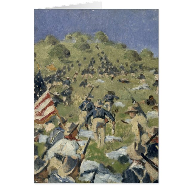 Theodore Roosevelt prenant le saint Juan (Devant)