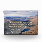 Theodore Roosevelt Quotation Fotoblokken (Voorkant)