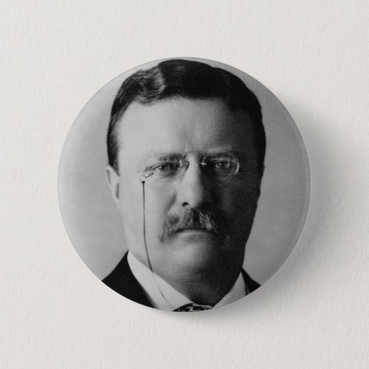 Theodore Roosevelt Ronde Button 5,7 Cm (Voorkant)