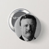 Theodore Roosevelt Ronde Button 5,7 Cm (Voorkant /achterkant)