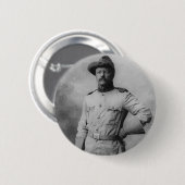 Theodore Roosevelt Ronde Button 5,7 Cm (Voorkant /achterkant)
