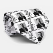 Theodore Roosevelt Stemming is als een rimpelteken Stropdas (Opgerold)