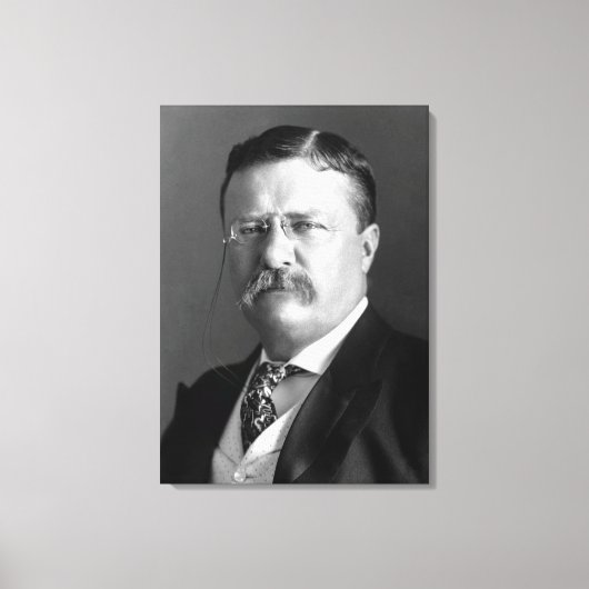 Theodore Roosevelt Teddy President Republikeins Canvas Afdruk (Voorkant)