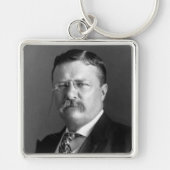 Theodore Roosevelt Teddy President Sleutelhanger (Voorkant)