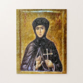 Theodosia van Tyrus Orthodoxe Christelijke Icoon Legpuzzel (Verticaal)