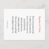 Theofanie van de Kaart van het Christusgebed (Achterkant)