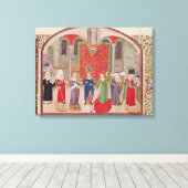 Theologische en Kardinale Virtualisatie Canvas Afdruk (Insitu (Houten vloer))