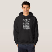 Theology Christianity  Bible Study Christian Teach Hoodie (Voorkant volledig)
