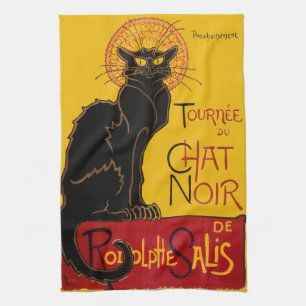 Theophile Steinlen - De Zwarte Kat Oud Theedoek