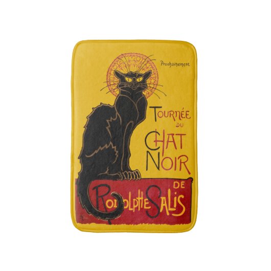 Theophile Steinlen - Le Chat Noir Badmat (Voorkant Verticaal)