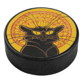 Theophile Steinlen - Le Chat Noir Hockey Puck (3/4)