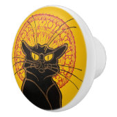 Theophile Steinlen - Le Chat Noir  Keramische Knop (Rechts)