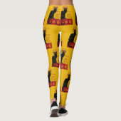Theophile Steinlen - Le Chat Noir  Leggings (Achterkant)