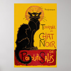Theophile Steinlen - Le Chat Noir Oude Poster