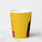 Theophile Steinlen - Le Chat Noir  Papieren Bekers (Links)