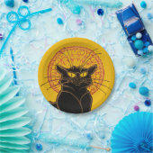 Theophile Steinlen - Le Chat Noir Papieren Bordje (Feest)