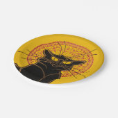 Theophile Steinlen - Le Chat Noir Papieren Bordje (Gekanteld)