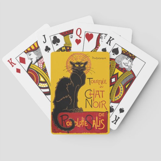 Theophile Steinlen - Le Chat Noir  Pokerkaarten (Achterkant)