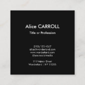 Theophile Steinlen - Le Chat Noir - QR-code Vierkante Visitekaartje (Achterkant)