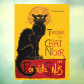 Theophile Steinlen - Le Chat Noir  Raamsticker (Vel 3)