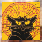 Theophile Steinlen - Le Chat Noir  Raamsticker (Vel 2)