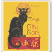 Theophile Steinlen - Le Chat Noir  Sticker (Voorkant)