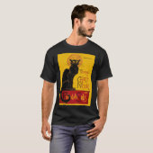 Theophile Steinlen - Le Chat Noir  T-shirt (Voorkant volledig)
