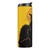 Theophile Steinlen - Le Chat Noir  Thermosbeker (Gedraaid links)