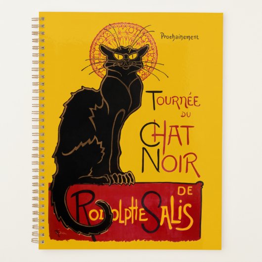 Theophile Steinlen - Le Chat Noir Vintage Planner (Voorkant)