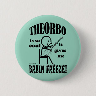 Theorbo, Brain Freeze Ronde Button 5,7 Cm