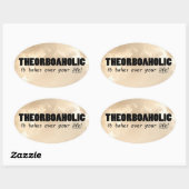 Theorbolisch levensovaal Sticker (Vel)