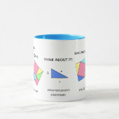 Théorème Pythagore - Math Girl - Mug (Centre)