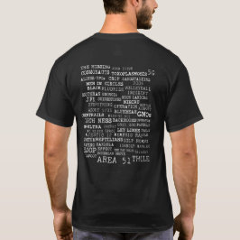 Theoretische complotdeskundige t-shirt