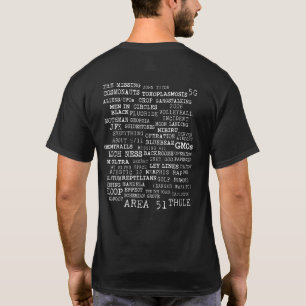 Theoretische complotdeskundige t-shirt