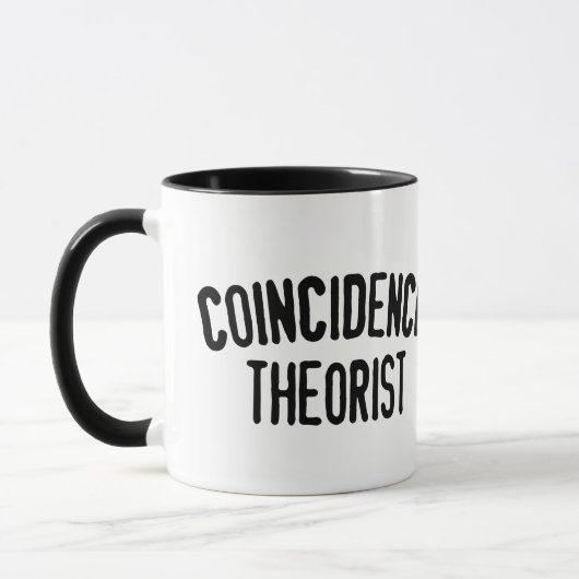 Théoricien de coïncidence - tasse de café (Gauche)