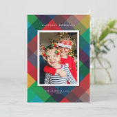 Théorie des couleurs modernes Carte photo de vacan (Debout devant)