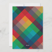 Théorie des couleurs modernes Carte photo de vacan (Dos)