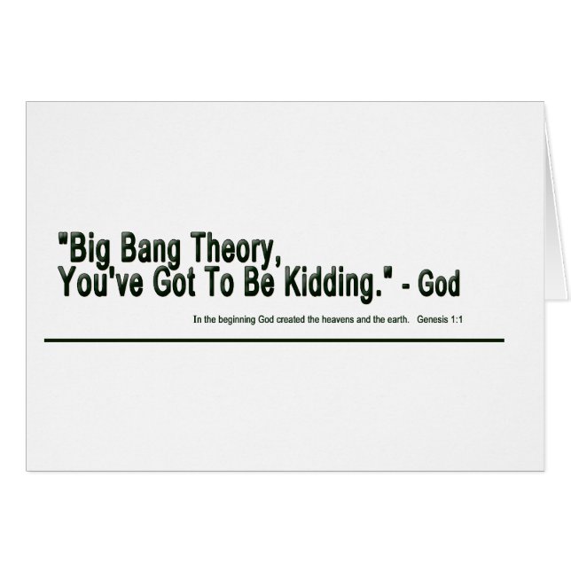 Théorie du Big Bang (Devant horizontal)