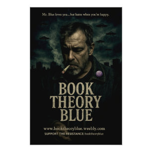 Théorie du livre Poster bleu 01