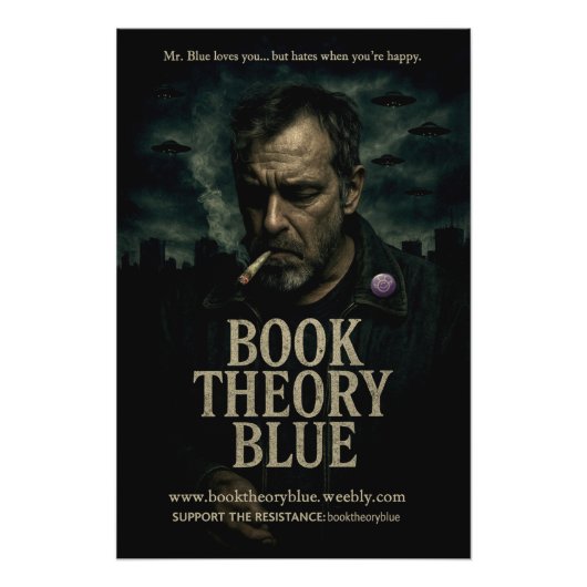 Théorie du livre Poster bleu 01 (Devant)