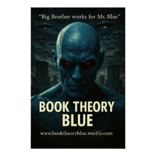 Théorie du livre Poster bleu 02